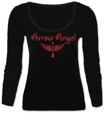 Arrow Angel Red Glitter XL