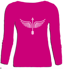Arrow Angel Longshirt Brombeere L