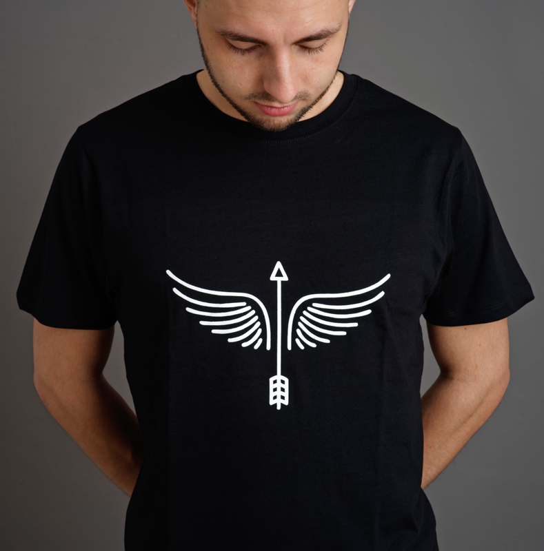 Arrow Angel Unisex Black XXXL