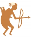 Archery Sticker TB Bronce